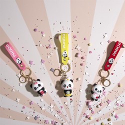 1 portachiavi a forma di panda kawaii. n�1
