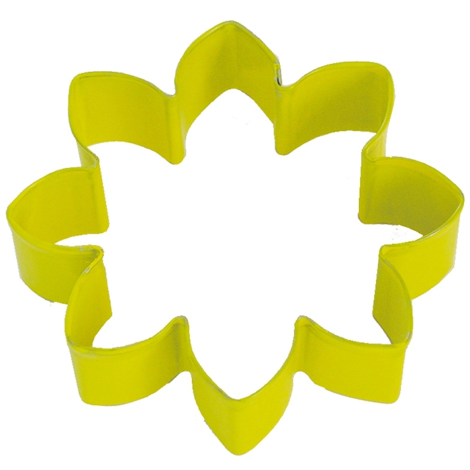Tagliabiscotti fiore giallo 