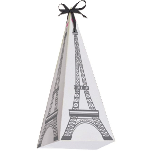 6 scatole per caramelle Tour Eiffel 