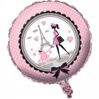 Palloncino Mylar Parigi Chic