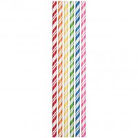 24 cannucce Vintage arcobaleno