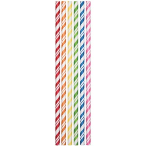 24 cannucce Vintage arcobaleno