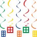 Contiene : 1 x 5 Ghirlande Spirale Block Party. n2