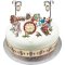 11 Decorazioni per Torte Villaggio di Natale Retr images:#1