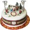 11 Decorazioni per Torte Villaggio di Natale Retr images:#2