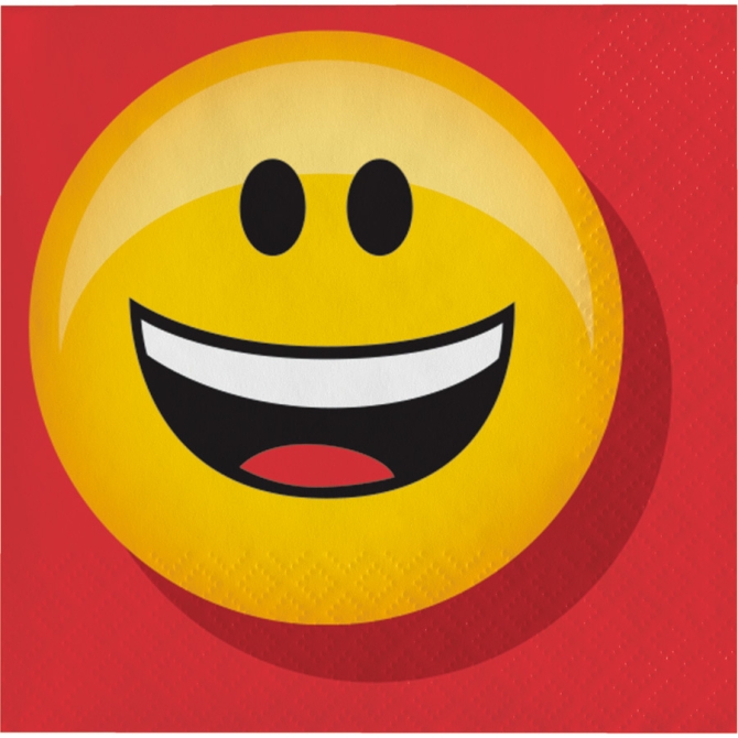 16 Tovagliolini Emoji Smiley 