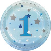 8 Piattini Little Star Baby Boy
