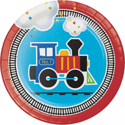8 Piattini Trenino 