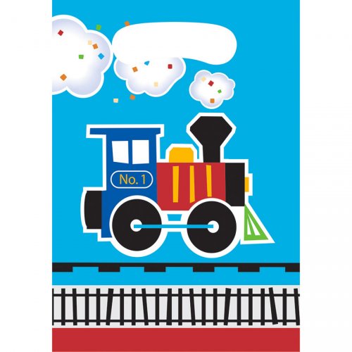 8 Sacchetti regalo Trenino 