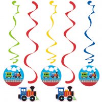 5 Ghirlande Spirale Trenino