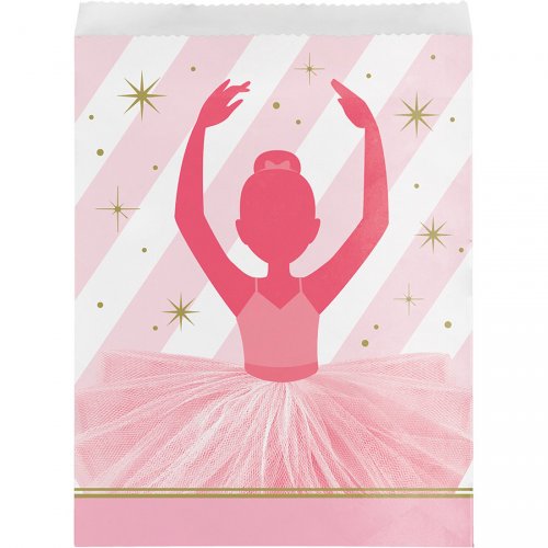 10 Sacchetti regalo Prima ballerina - Carta 