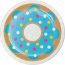 8 Piattini Donuts Party