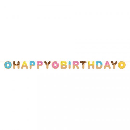 Ghirlanda Happy Birthday Donuts Party 