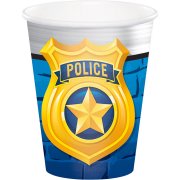 8 Bicchieri Pattuglia di Polizia