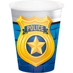 8 Bicchieri Pattuglia di Polizia