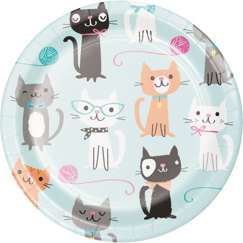 8 Piattini Gatto Chic 