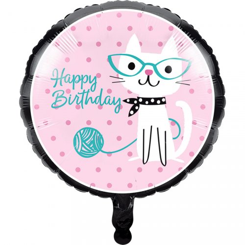 Palloncino piatto Gatto Chic 