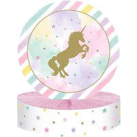 Striscione personalizzato - Unicorno oro per il compleanno del tuo bambino  - Annikids