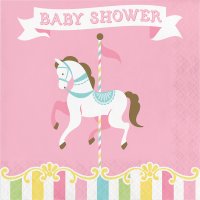 16 Tovaglioli Baby Shower Giostra
