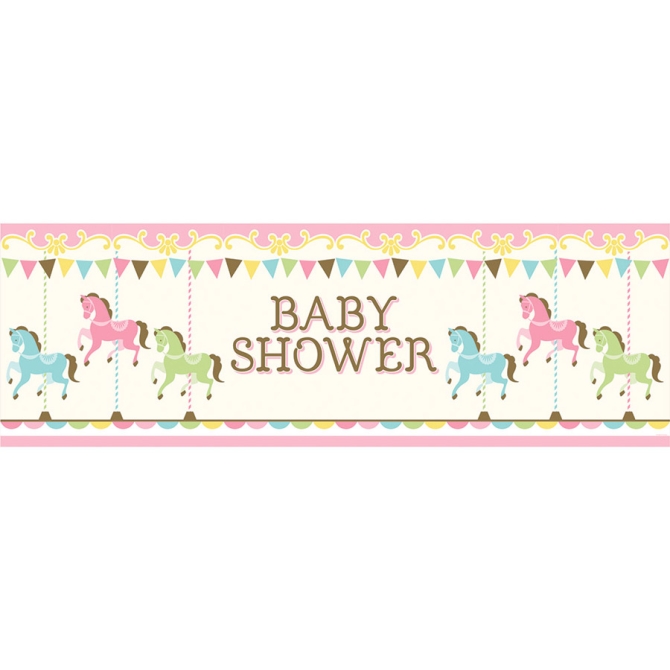 Banner baby shower maneggio (1, 52 m) 