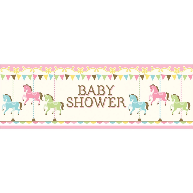 Banner baby shower maneggio (1, 52 m) 