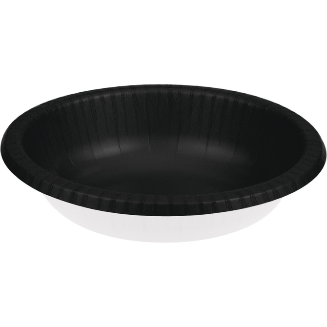 20 piatti fondi Nero velluto (22 cm) 