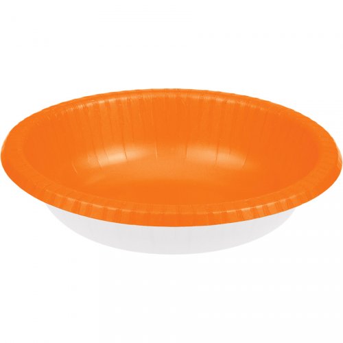 20 piatti fondi Arancione (22 cm) 