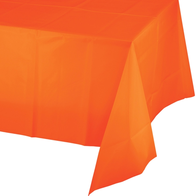 Tovaglia arancione (2, 74 m) - Plastica 