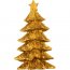 Decorazione Abete 3D Oro (7 cm) - Resina