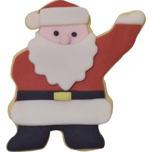 Tagliabiscotti Babbo Natale Oh Oh OH (8 cm) - Rosso