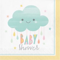 16 Tovaglioli Nuvole Baby Shower