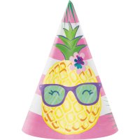 Contiene : 1 x 8 Cappelli Ananas Party