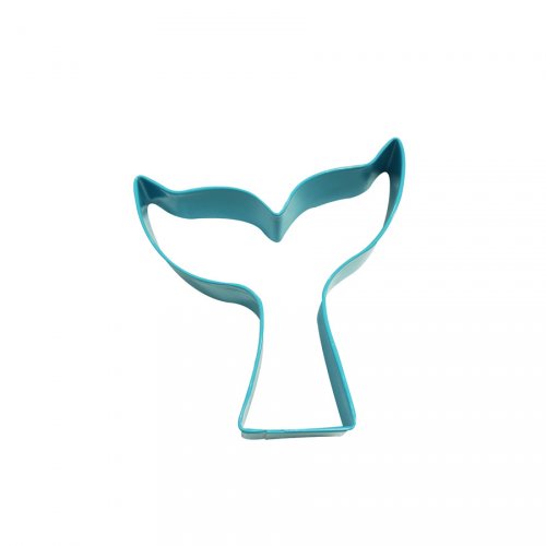 Tagliabiscotti coda di sirena blu (8 cm) 