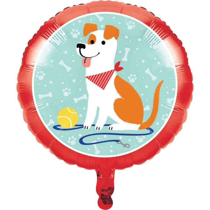 Palloncino piatto Dog Party 