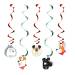 Contiene : 1 x 5 Ghirlande Spirale Dog Party. n6