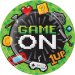 Contiene : 1 x 8 Piatti Game Party. n4