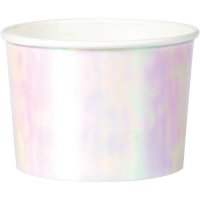 6 Coppette Pastelli Iridescenti