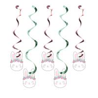 Contiene : 1 x 5 Ghirlande Spirale Coniglio felice