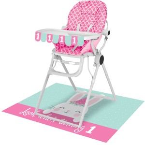 Kit Decorazioni Sedia alta Baby Coniglio felice