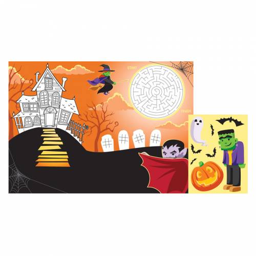 8 Tovagliette ludiche Halloween 