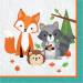 Contiene : 1 x 16 Tovaglioli - Animali del Bosco. n3