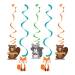 Contiene : 1 x 5 Ghirlande Spirale - Animali del Bosco. n3