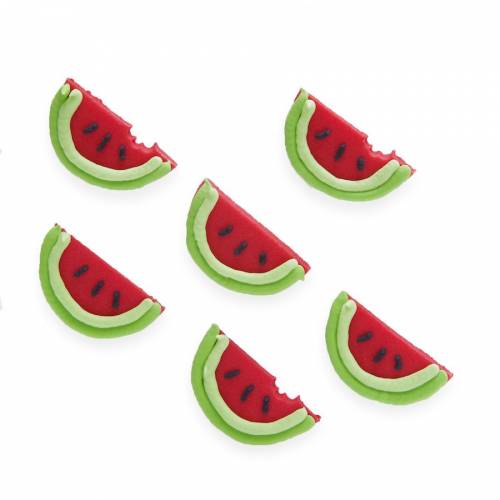 6 Decorazioni di zucchero Anguria 