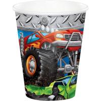 Contiene : 1 x 8 Bicchieri Monster Truck Rally