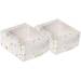 2 Scatolette per Torte Stella - Oro. n1