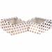 2 Scatolette per Torte a Pois - Rosa Gold. n2