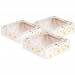 2 Scatolette per Torte/Dolci Stelle - Oro. n1