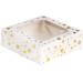 2 Scatolette per Torte/Dolci Stelle - Oro. n3