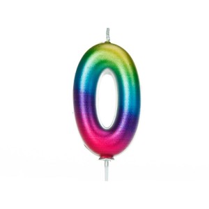 Candela Rainbow Numero 0 - 7 cm