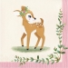 Contiene : 1 x 16 Tovaglioli Cerbiatto Floreale. n7